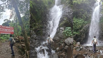 Sensasi Petualangan Menaklukkan Trek Curug Sejoli Gunung Khayangan Cipamingkis