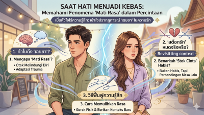 Saat Hati Menjadi Kebas: Memahami Fenomena “Mati Rasa” dalam Percintaan